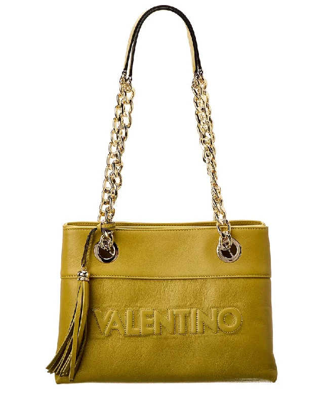 Valentino by Mario Valentino Kali Embossed Leather Shoulder Bag