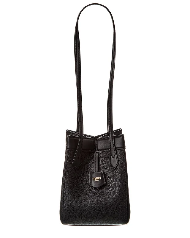 FENDI Origami Mini Leather Shoulder Bag