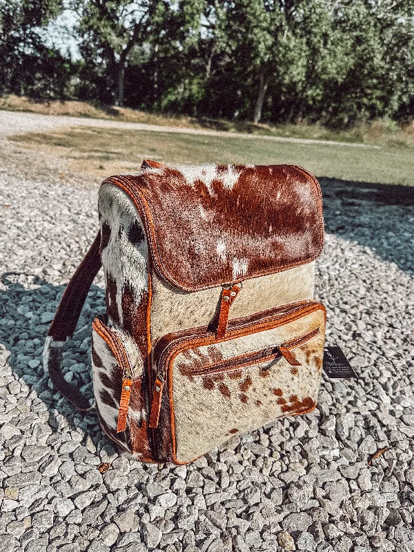 Magnolia Cowhide Leather Backpack