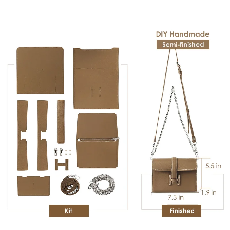 POPSEWING® Leather Lady Square Bag DIY Kit