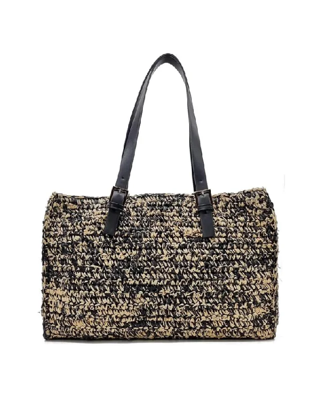 Nooki Katie Shopper Natural Black Bag