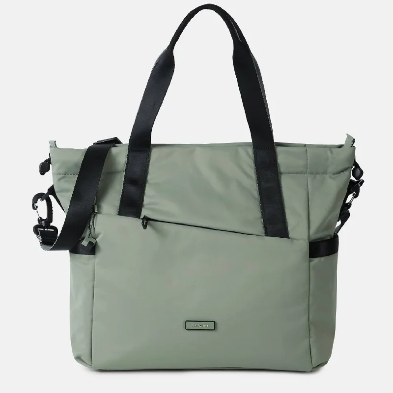 Galactic Shoulder Bag/tote In Northern Green