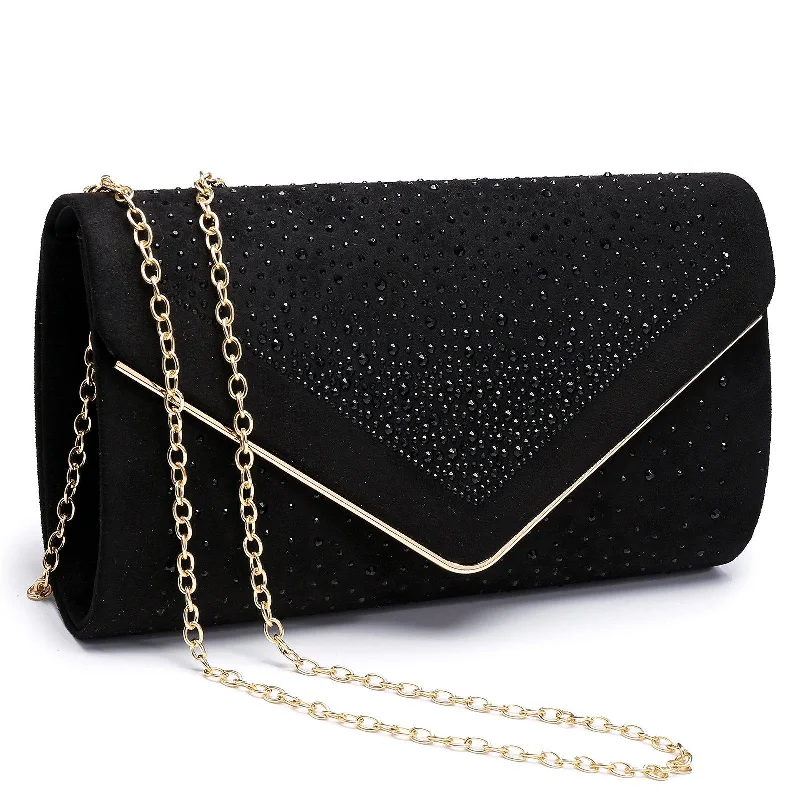 Envelope Shining Rhinestone Clutch Purses for Party Wedding Purse Dasein