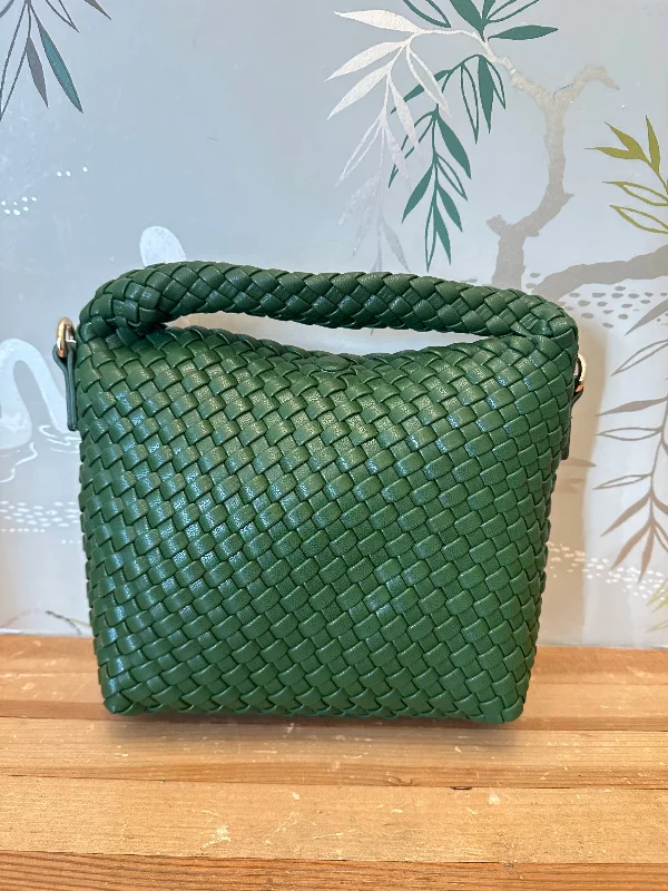 Adrianne Small Woven Bag Forest