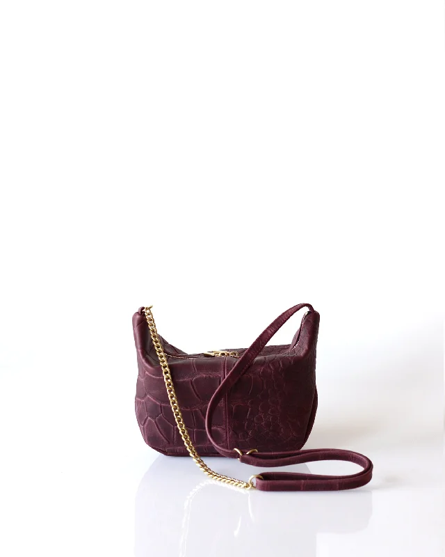 Alma Baby Sling | Merlot Croc