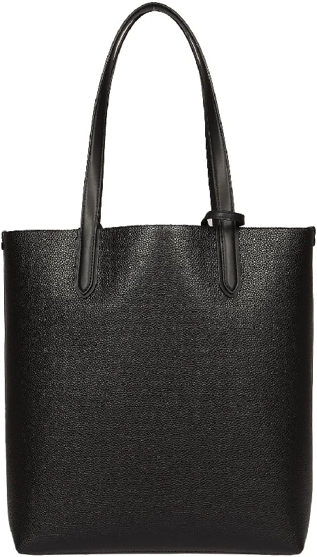 Michael Michael Kors Women's Luggage Black Eliza Extra Large East/West Reversible Tote Handbag