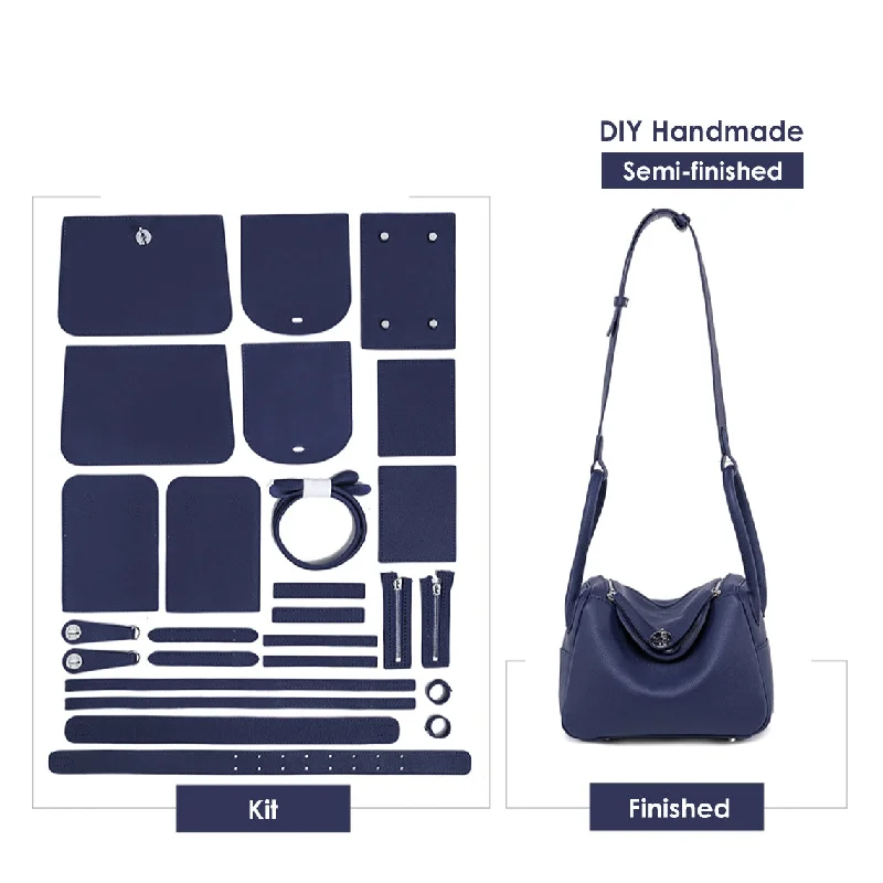 Top Grain Leather Fashion Lindi Handbag DIY Kit | Price Drop at Checkout