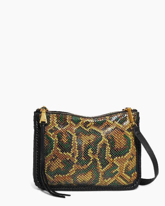 Famous Double Top Zip Crossbody