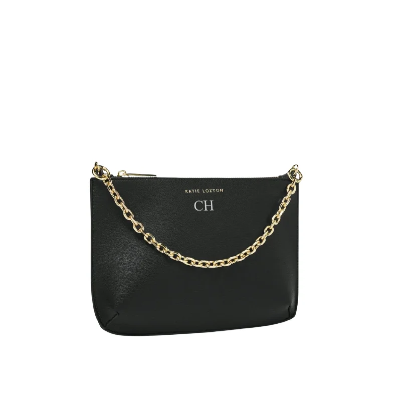 Katie Loxton Astrid Chain Clutch - Black